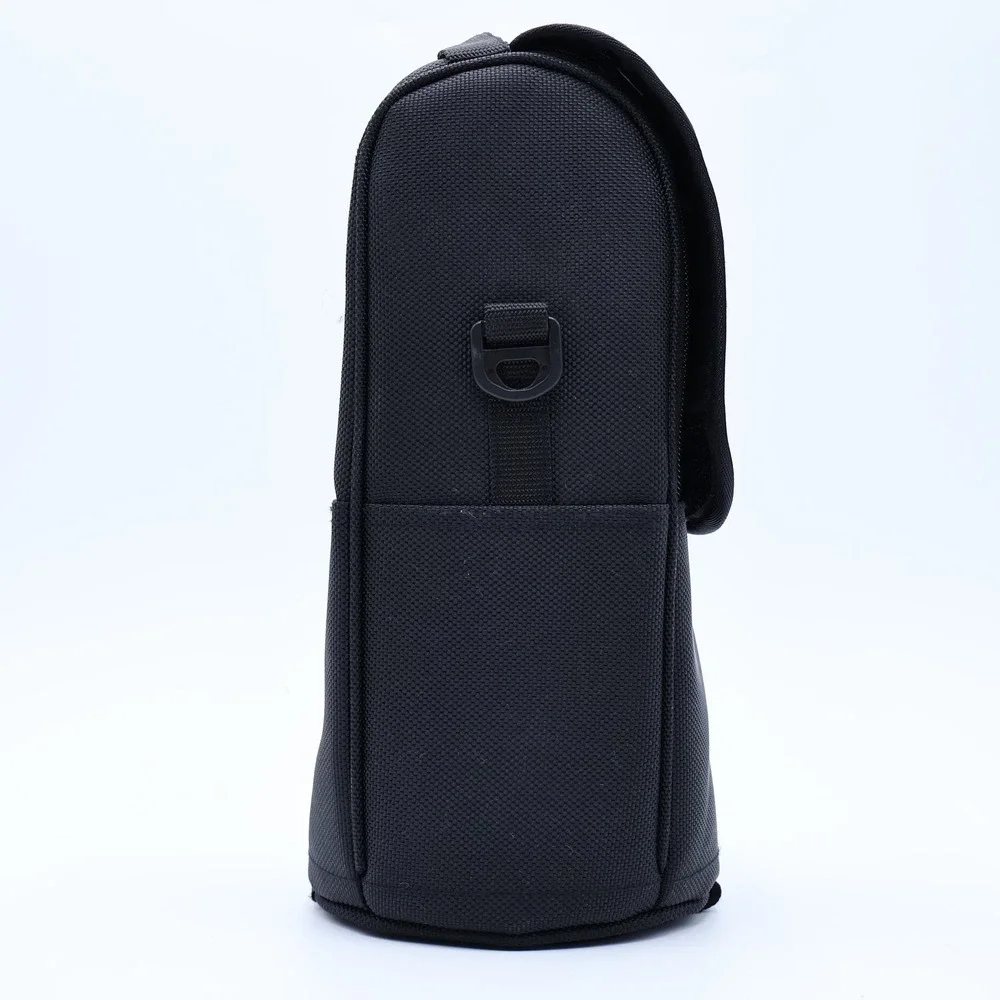NIKON Black CL-M2 Semi-Soft Lens Case Ballistic Nylon Padded Pouch - WITH STRAP